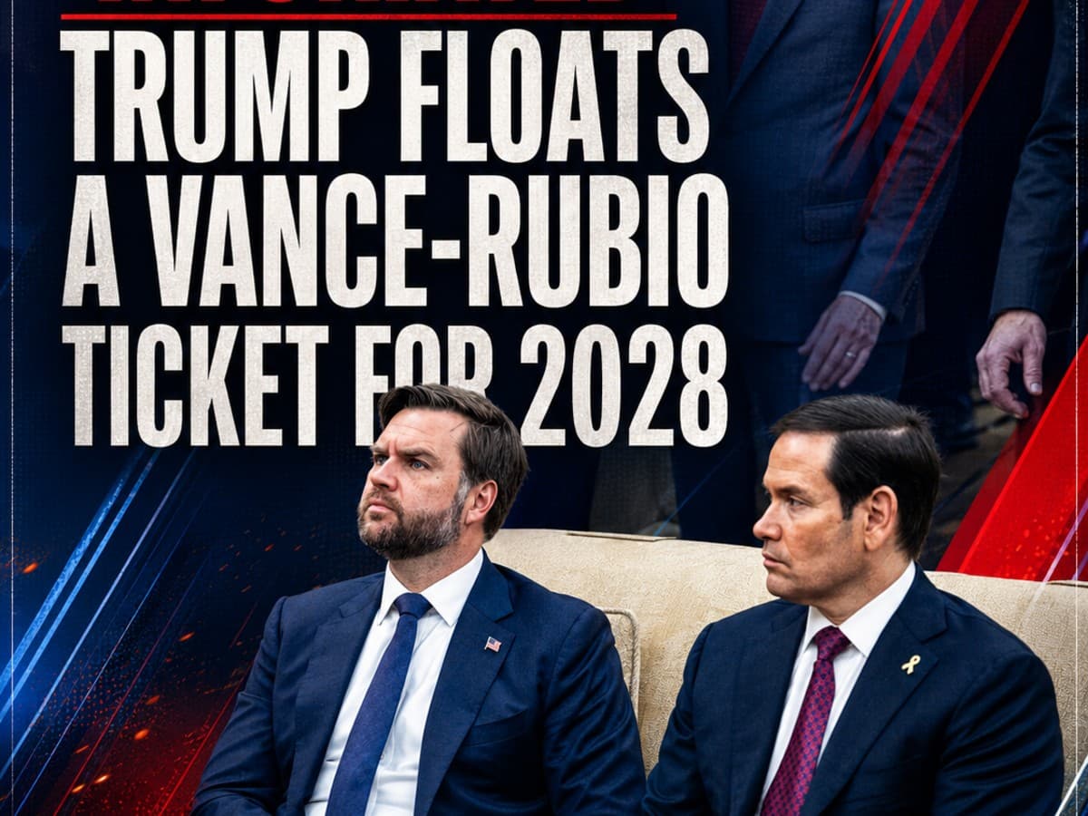 Trump Floats a Vance-Rubio Ticket for 2028