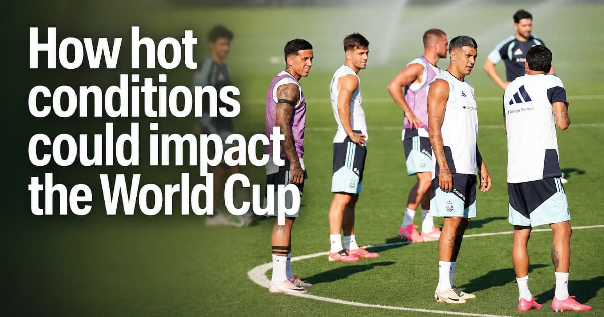 How hot conditions could impact the World Cup