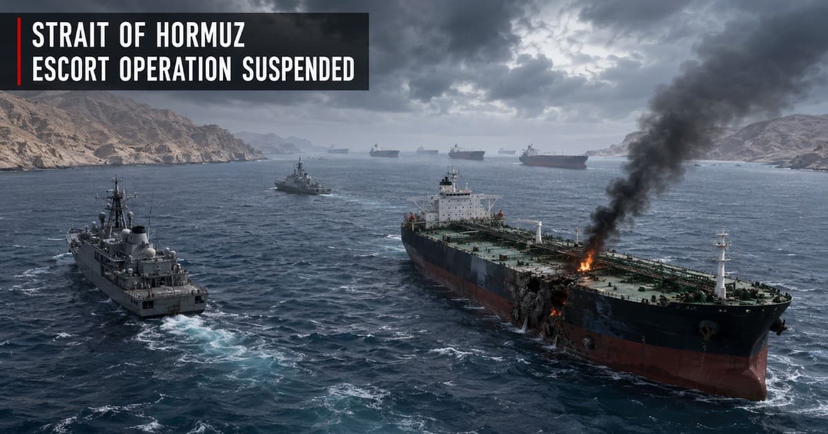 UN Maritime Agency Halts Hormuz Escort Mission After Vessel Struck in Suspected Attack