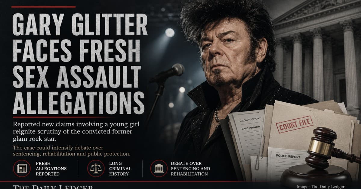 Gary Glitter Faces Potential New Sex Assault Allegations Involving Young Girl