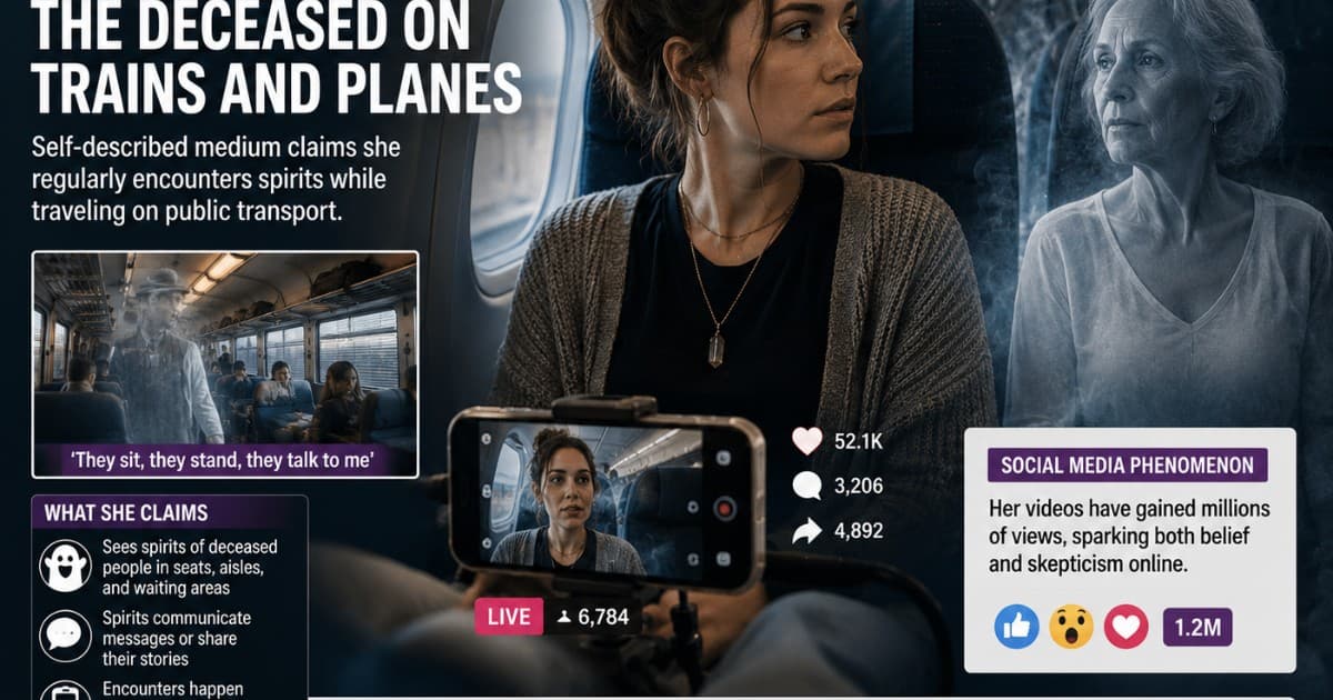 Self-Described Medium Says Spirits of the Dead Are Fellow Passengers on Her Commutes
