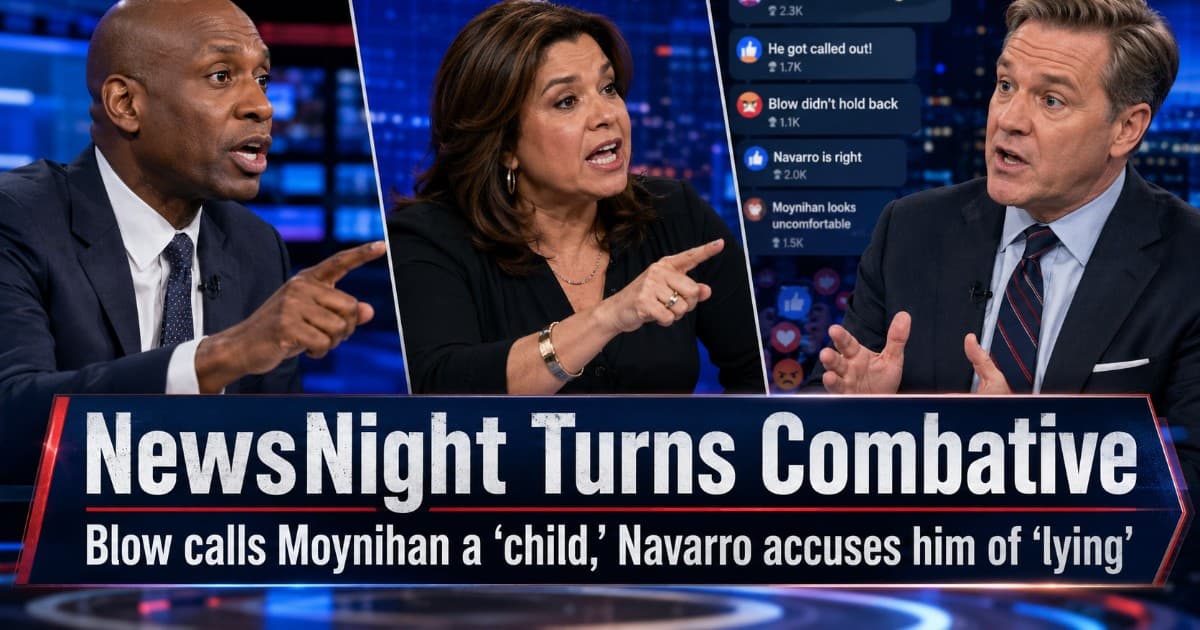 On-Air Fireworks: Blow and Navarro Clash With New York Post's Moynihan on CNN's NewsNight