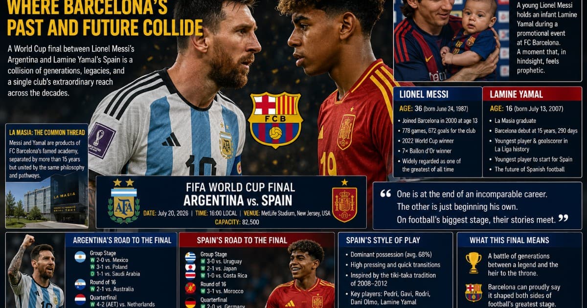 Messi and Yamal Set for World Cup Final Showdown in Ultimate Passing of the Torch
