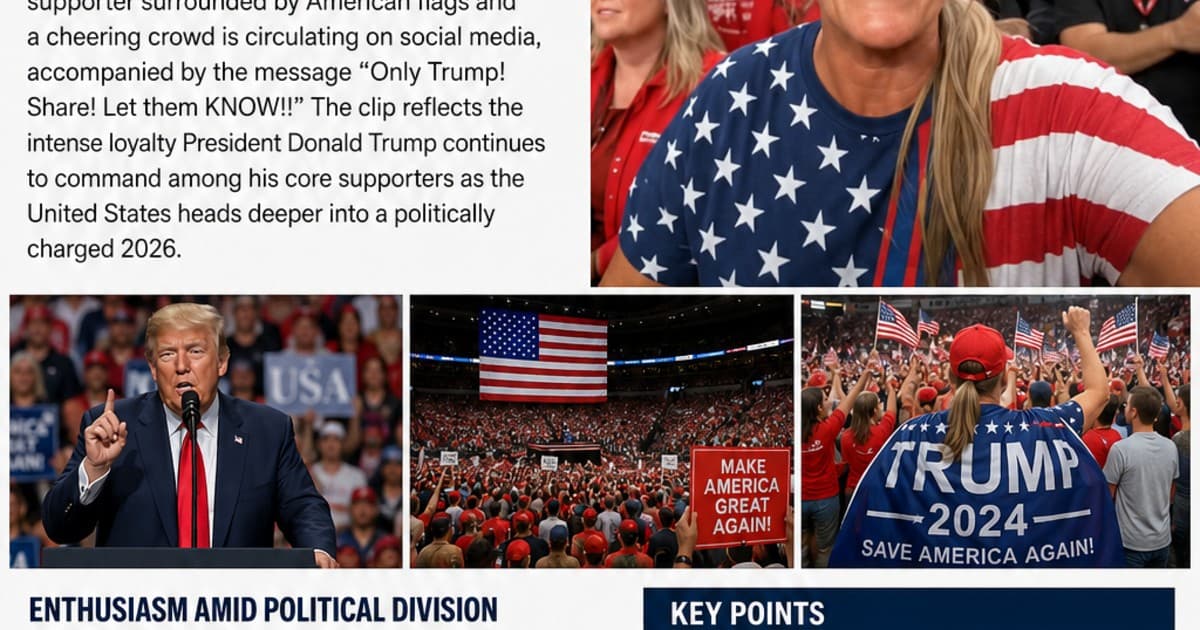 Viral Pro-Trump Supporter Video Spreads Online as MAGA Base Rallies Behind President