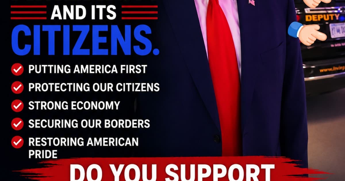 President Trump Is All About America and Its Citizens — Do You Support Him?