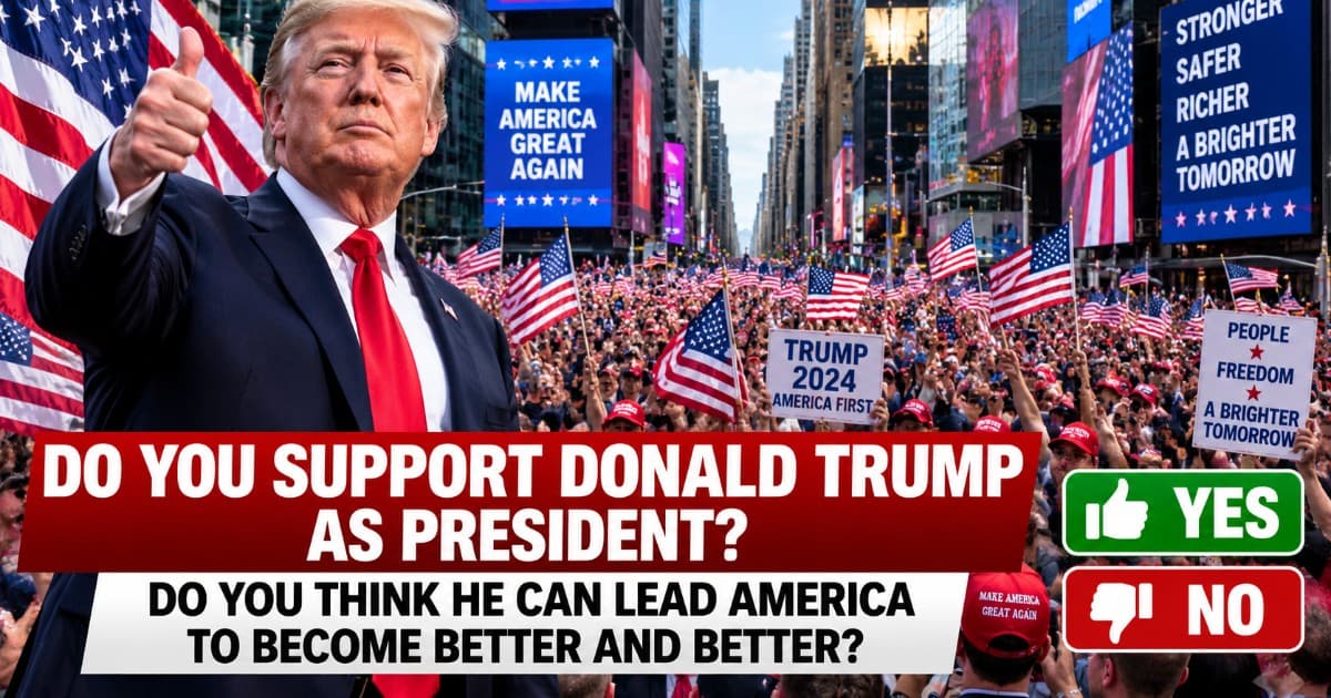 Viral Pro-Trump Post Asks Americans: Do You Support His Leadership?