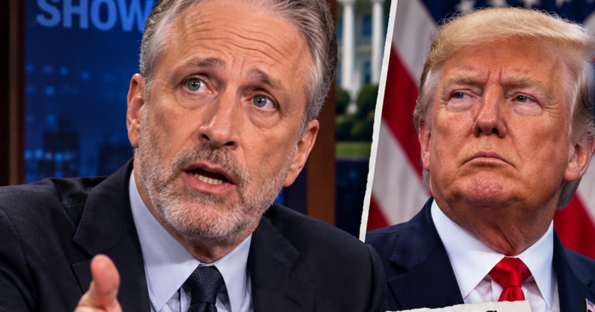 Jon Stewart Criticizes Trump's 'Relentless Denial of Reality' During Turbulent Summer