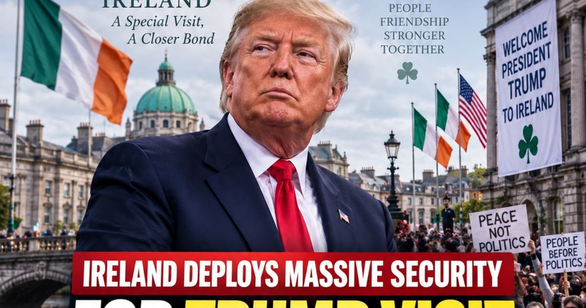 Ireland Mobilises 4,000 Officers and Sniper Teams Ahead of Trump Visit