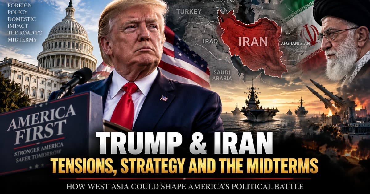 Trump Eyes Political Gains From West Asia Tensions as Iran Standoff Intensifies