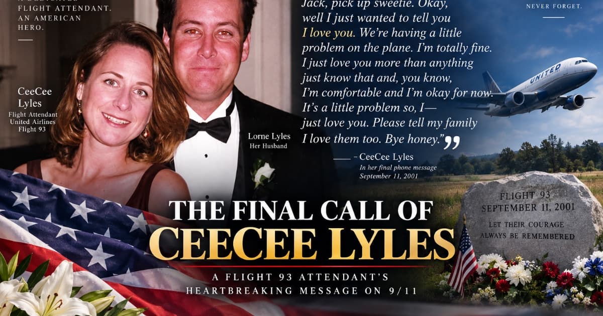 The Final Call of CeeCee Lyles: A Flight 93 Attendant’s Heartbreaking Message on 9/11