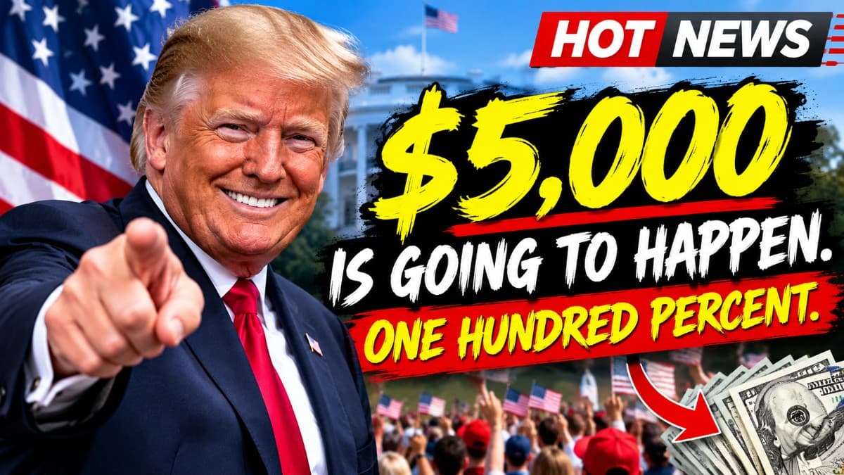 BREAKING: $5,000 Payment for Americans? Trump Makes Bold Statement!