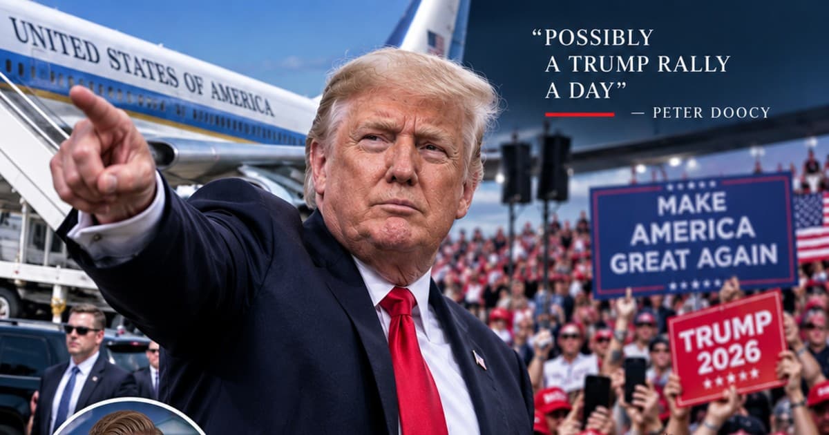 Trump Could Hit the Road for an October Rally Blitz Ahead of 2026 Midterms, Peter Doocy Says