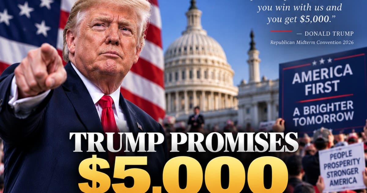 Trump Promises Americans $5,000 — Do You Believe He Will Actually Deliver?