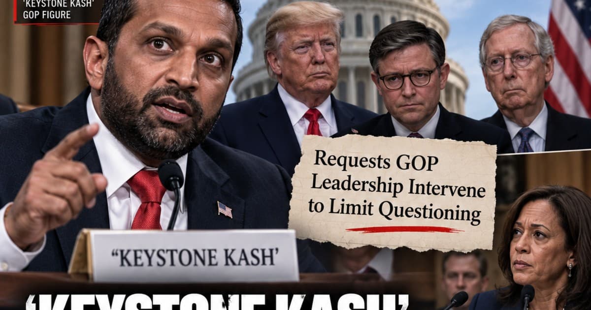 GOP Official Requests Party Leadership Intervene in Democratic Questioning