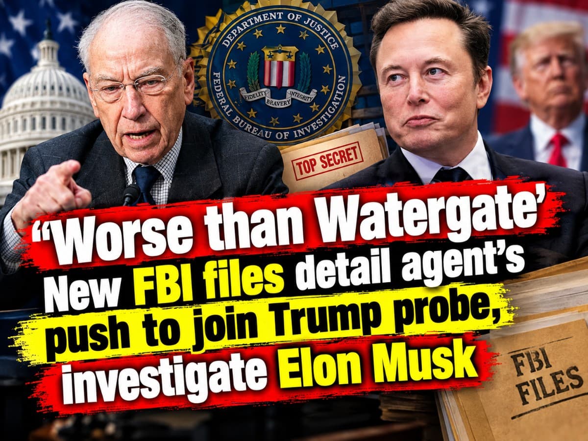 ‘Worse than Watergate’ New FBI files detail agent’s push to join Trump probe, investigate Elon Musk