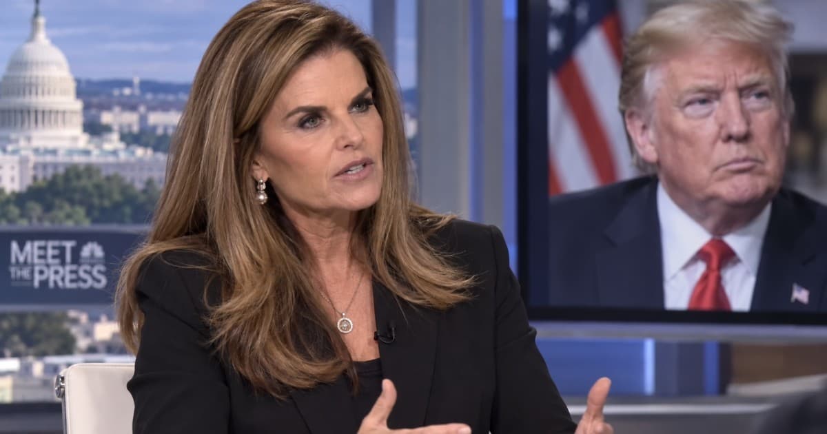 Kennedy Family Member Maria Shriver Weighs in on Trump Narcissism Claims