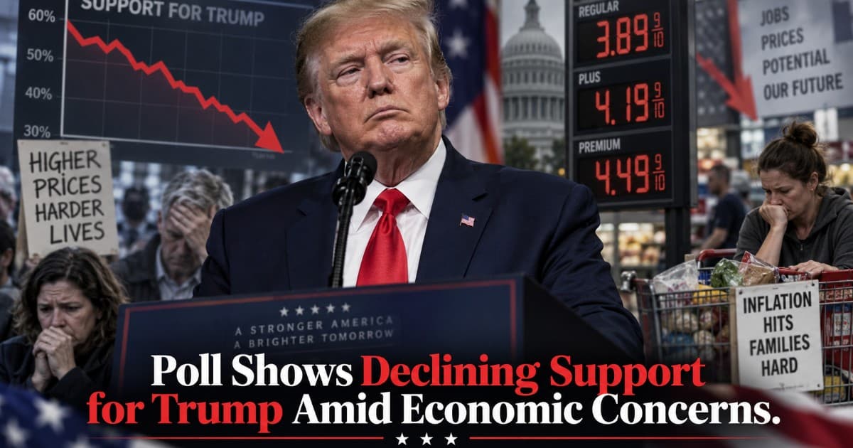 Poll Shows Declining Support for Trump Amid Economic Concerns
