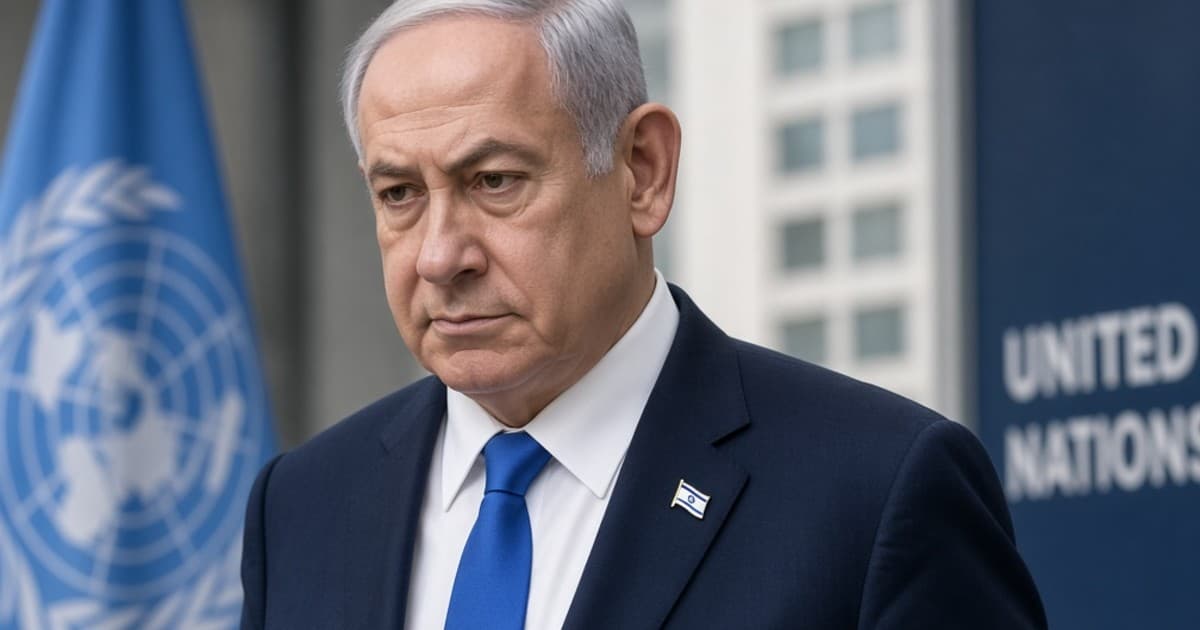 Netanyahu Addresses UN While Gaza Reconstruction Funds Remain Scarce