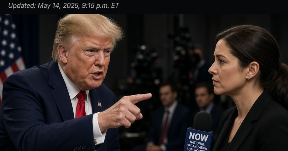 Trump Tells NOW Reporter to 'Be Quiet' as Press Access Disputes Continue