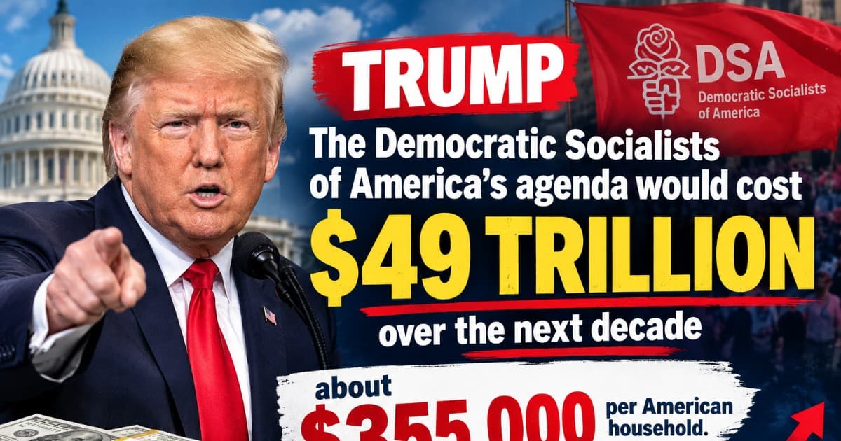 CEA Estimates DSA Policy Agenda Could Add Nearly $49 Trillion to Federal Fiscal Burden Over 10 Years
