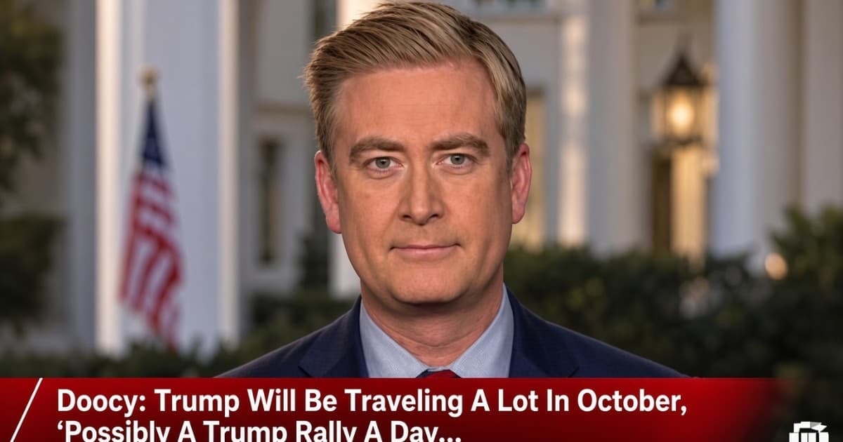 JUST IN 💥Doocy : Trump Will Be Traveling A Lot In October, ‘Possibly A Trump Rally A Day…